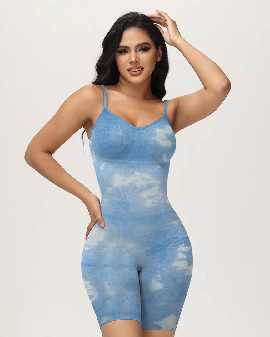 Curveshe High Elastic Adjustable Strap Bodysuit Invisible Butt Lifter Tummy Control Shapewear Open Crotch Thigh Slimmer Bodyshaper